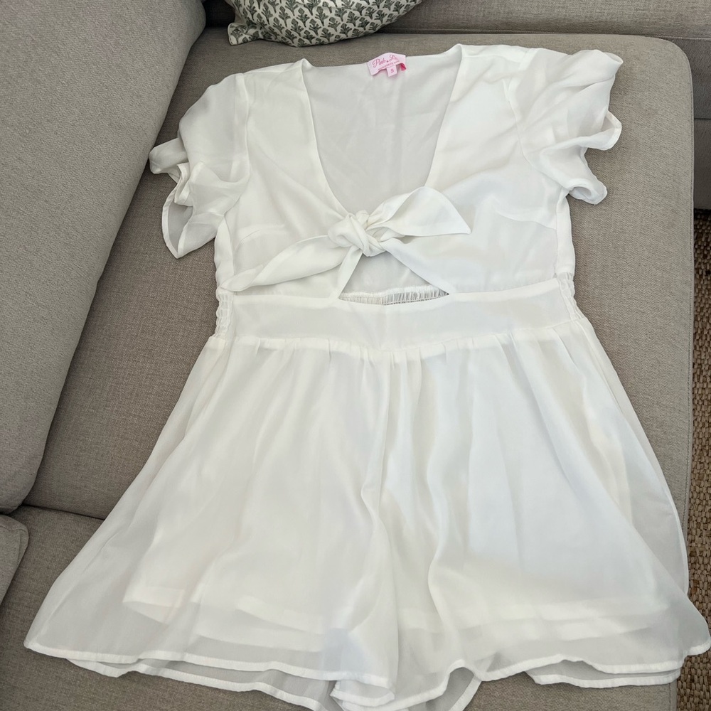 Chic White Romper